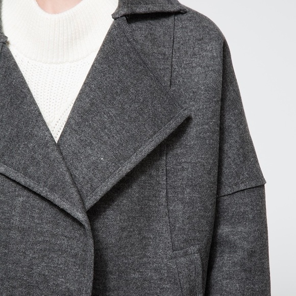 C/MEO Collective Gray Oversized Coat - Picture 3 of 8